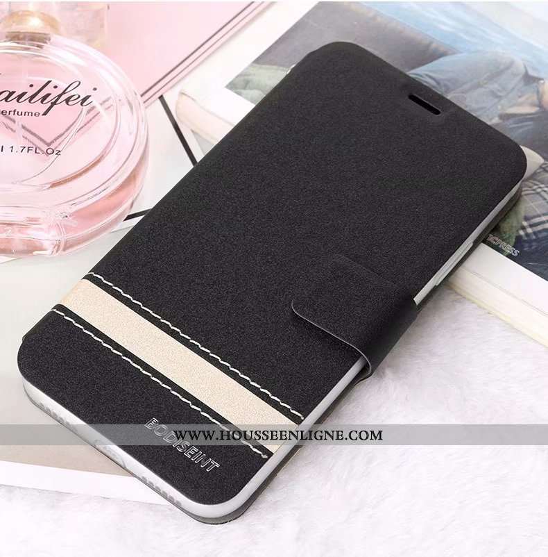 Housse Huawei Y7 2020 Cuir Fluide Doux Étui 2020 Téléphone Portable Protection Coque Gris