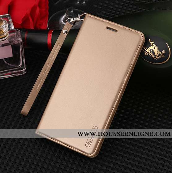 Housse Huawei Y7 2020 Ornements Suspendus Cuir Véritable Protection Téléphone Portable Cuir Étui Ros