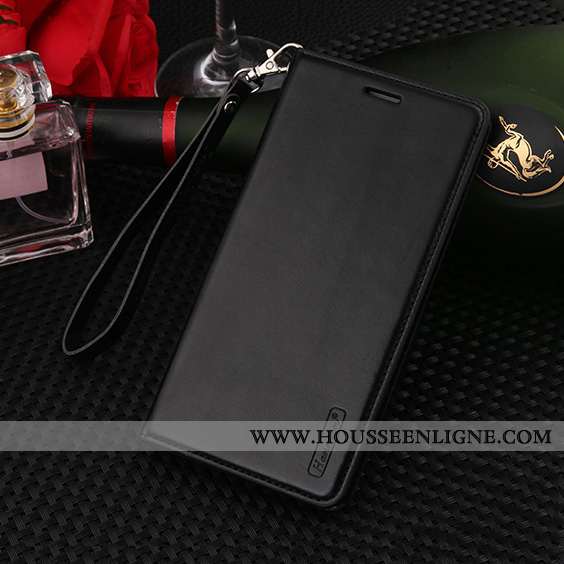Housse Huawei Y7 2020 Ornements Suspendus Cuir Véritable Protection Téléphone Portable Cuir Étui Ros