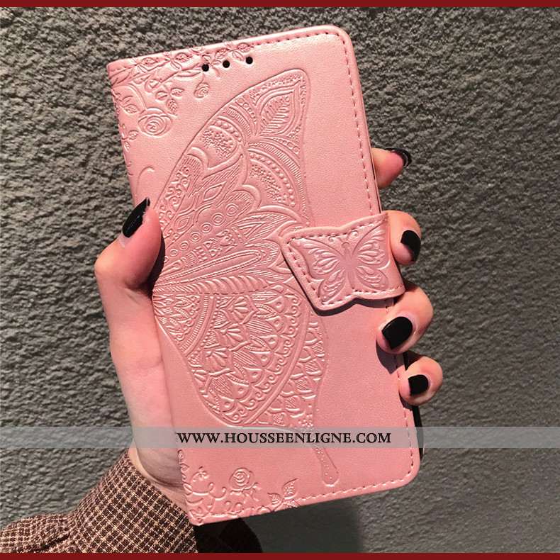 Housse Huawei Y7 2020 Ornements Suspendus Gaufrage 2020 Étui Protection En Relief Violet