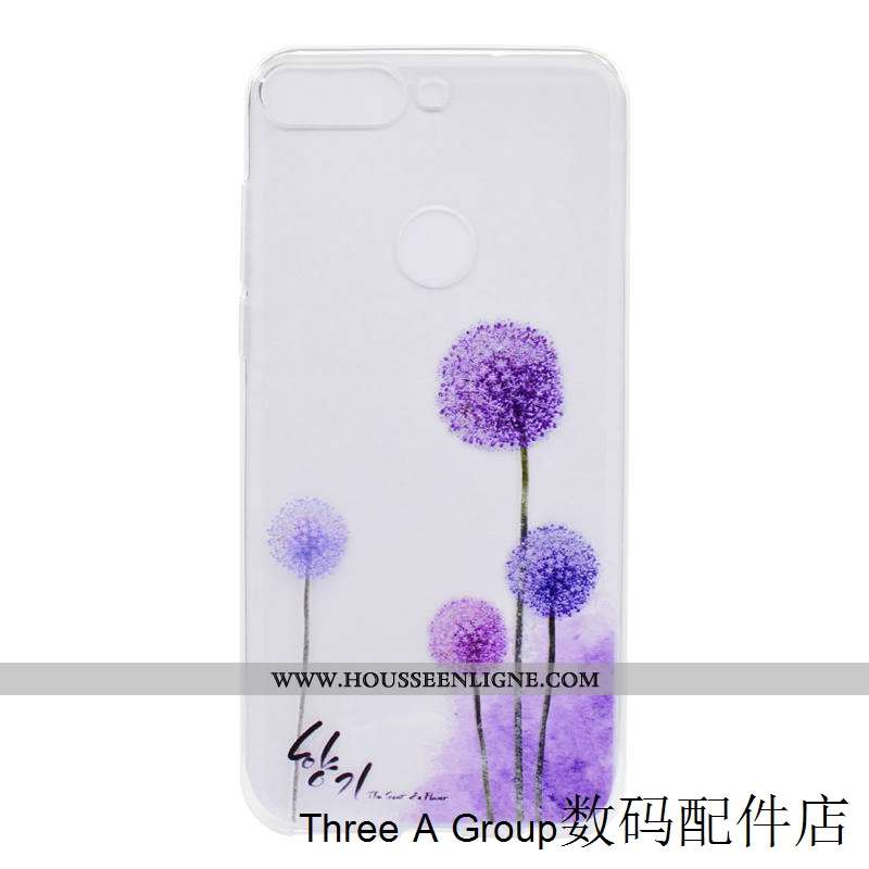 Housse Huawei Y7 2020 Protection Tendance Tout Compris 2020 Fluide Doux Coque Silicone Violet