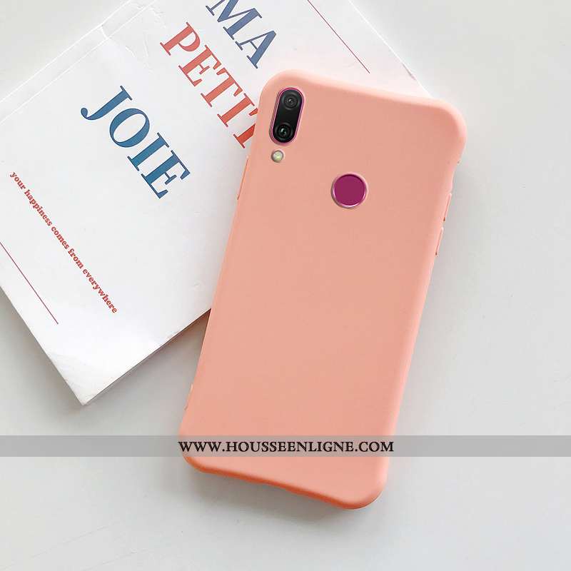 Housse Huawei Y7 2020 Tendance Silicone Téléphone Portable Protection Étui 2020 Bleu Marin Bleu Fonc