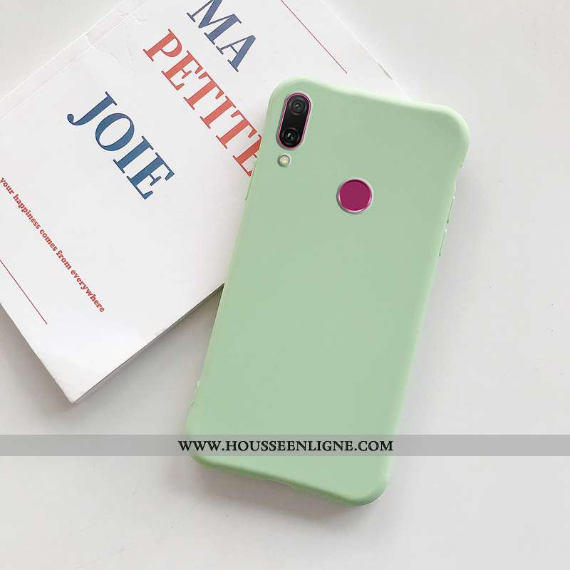Housse Huawei Y7 2020 Tendance Silicone Téléphone Portable Protection Étui 2020 Bleu Marin Bleu Fonc