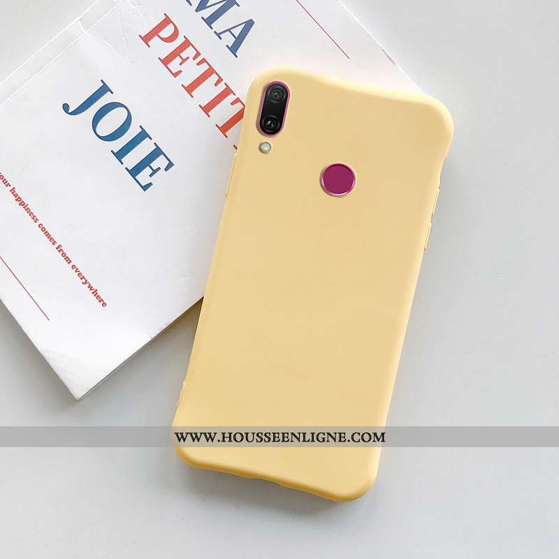 Housse Huawei Y7 2020 Tendance Silicone Téléphone Portable Protection Étui 2020 Bleu Marin Bleu Fonc