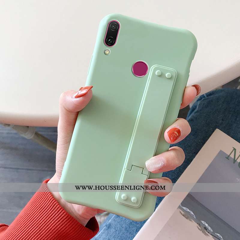 Housse Huawei Y7 2020 Tendance Silicone Téléphone Portable Protection Étui 2020 Bleu Marin Bleu Fonc