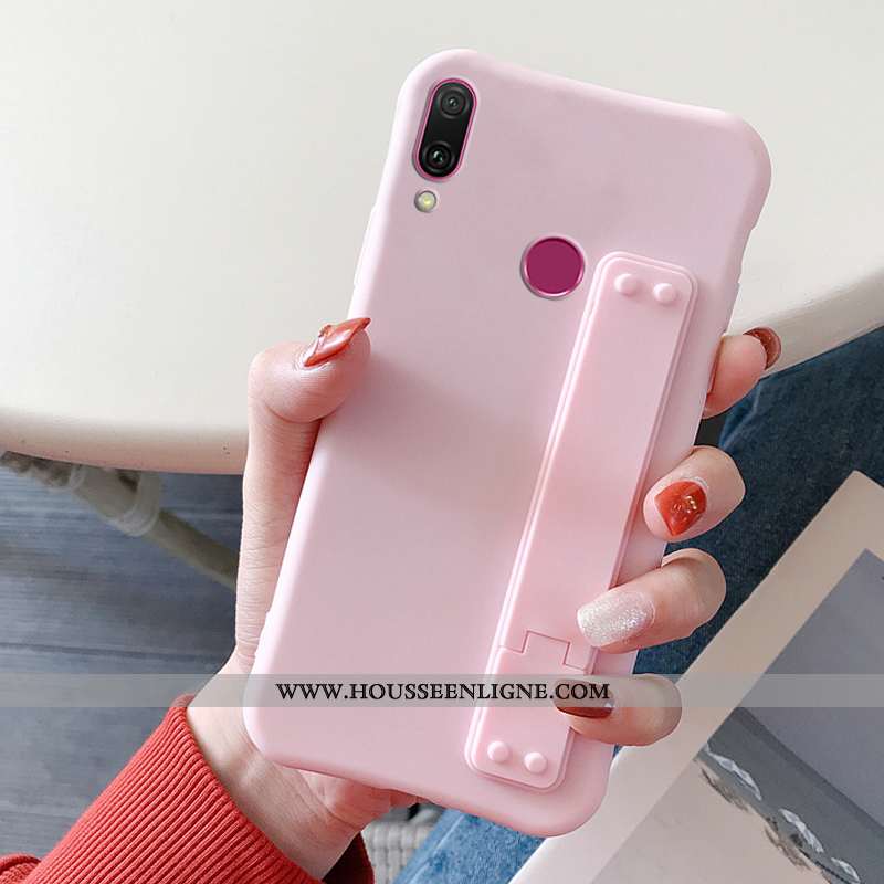 Housse Huawei Y7 2020 Tendance Silicone Téléphone Portable Protection Étui 2020 Bleu Marin Bleu Fonc