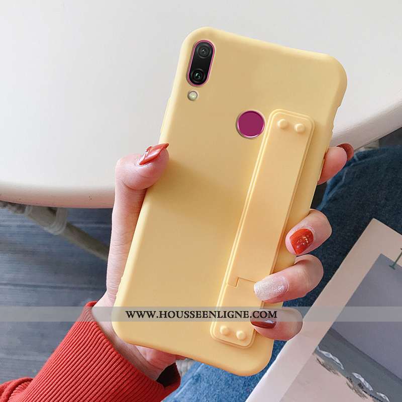 Housse Huawei Y7 2020 Tendance Silicone Téléphone Portable Protection Étui 2020 Bleu Marin Bleu Fonc
