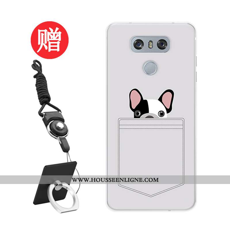 Housse Lg G6 Fluide Doux Protection Personnalisé Membrane Coque Téléphone Portable Personnalité Roug