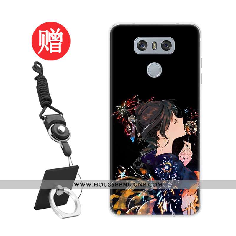 Housse Lg G6 Fluide Doux Protection Personnalisé Membrane Coque Téléphone Portable Personnalité Roug