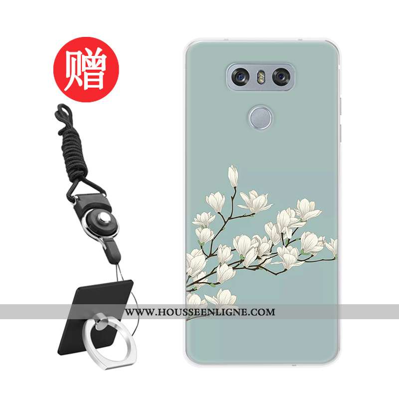 Housse Lg G6 Fluide Doux Protection Personnalisé Membrane Coque Téléphone Portable Personnalité Roug