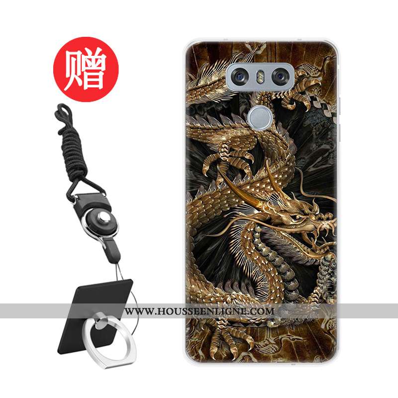 Housse Lg G6 Fluide Doux Protection Personnalisé Membrane Coque Téléphone Portable Personnalité Roug