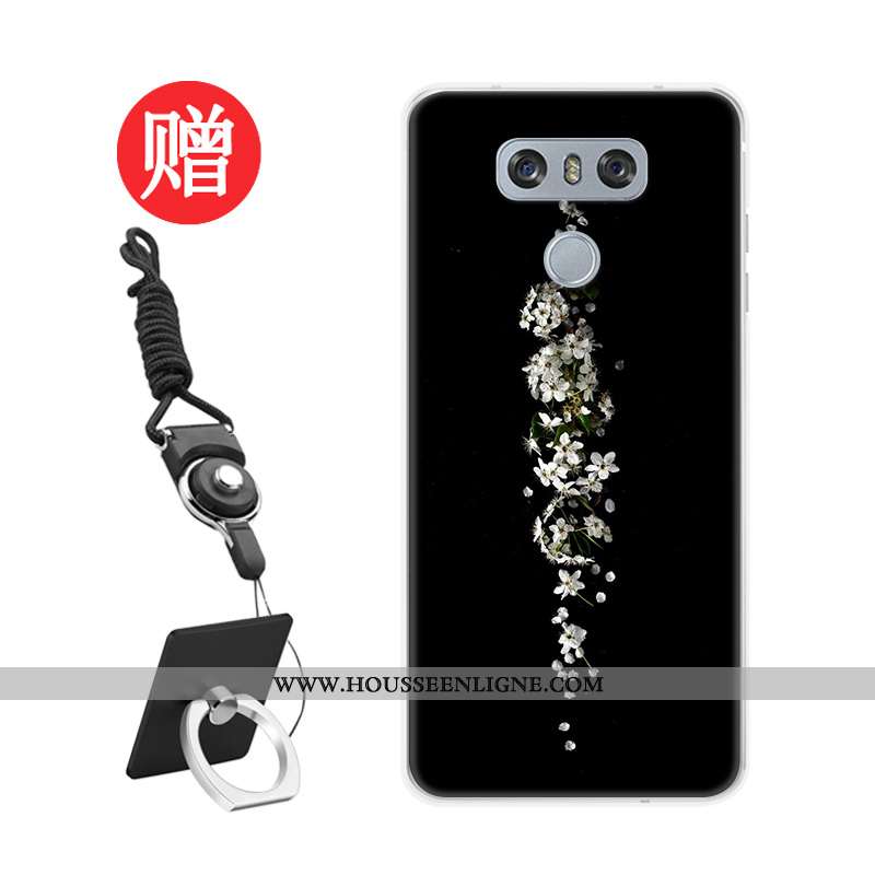 Housse Lg G6 Fluide Doux Protection Personnalisé Membrane Coque Téléphone Portable Personnalité Roug