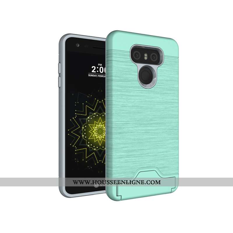 Housse Lg G6 Personnalité Créatif Coque Rose Carte Soie Téléphone Portable