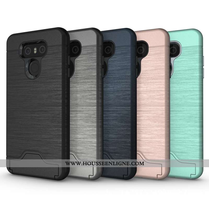 Housse Lg G6 Personnalité Créatif Coque Rose Carte Soie Téléphone Portable