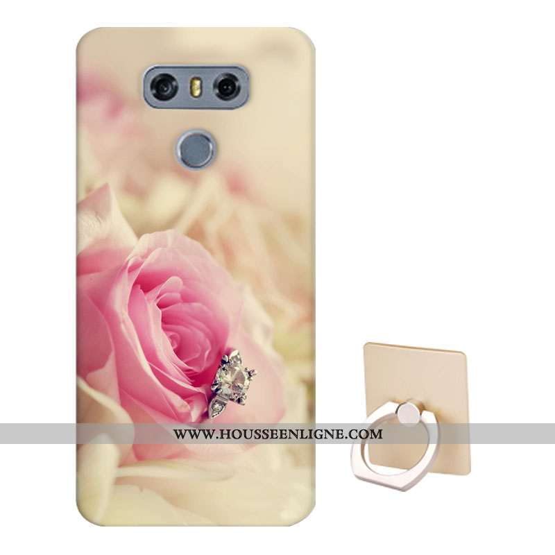 Housse Lg G6 Protection Dessin Animé Fluide Doux Téléphone Portable Coque Étui Bleu