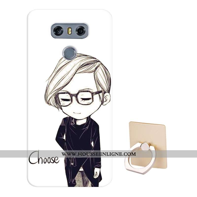 Housse Lg G6 Protection Dessin Animé Fluide Doux Téléphone Portable Coque Étui Bleu