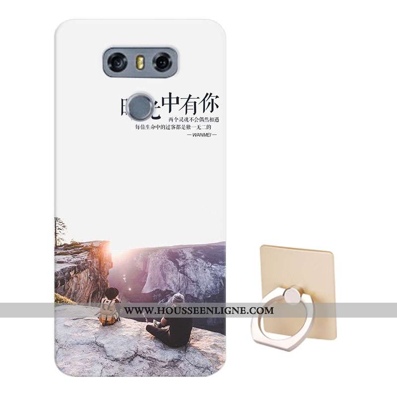 Housse Lg G6 Protection Dessin Animé Fluide Doux Téléphone Portable Coque Étui Bleu