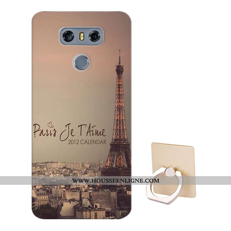 Housse Lg G6 Protection Dessin Animé Fluide Doux Téléphone Portable Coque Étui Bleu