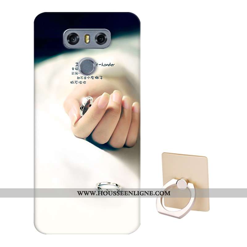 Housse Lg G6 Protection Dessin Animé Fluide Doux Téléphone Portable Coque Étui Bleu