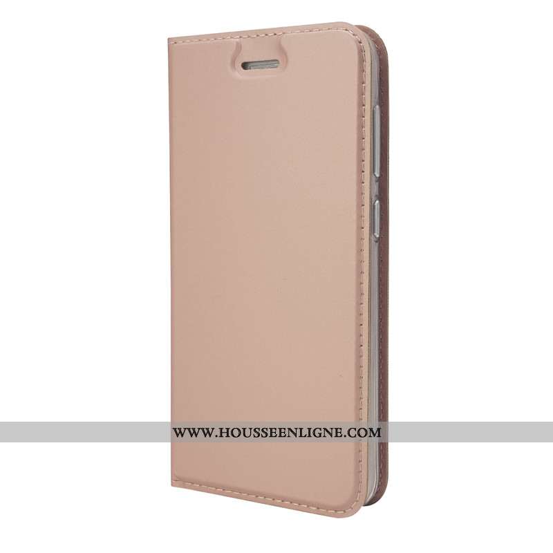Housse Lg G7 Thinq Légère Cuir Rose Coque Incassable Protection