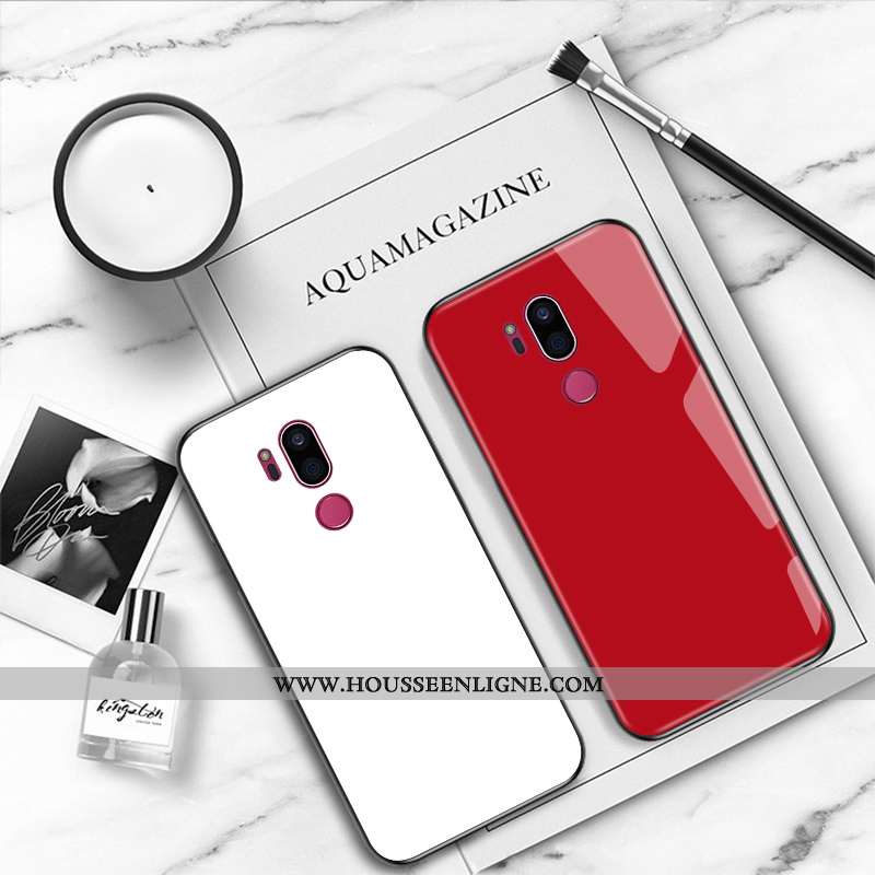 Housse Lg G7 Thinq Mode Protection Amoureux Net Rouge Tendance Tout Compris Simple