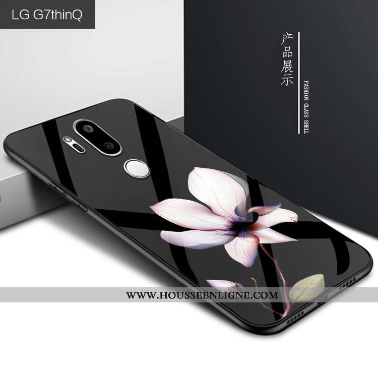 Housse Lg G7 Thinq Mode Protection Verre Violet Créatif Étui Personnalité