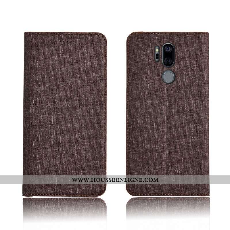 Housse Lg G7 Thinq Protection Cuir Incassable Tout Compris Téléphone Portable Nouveau Bleu