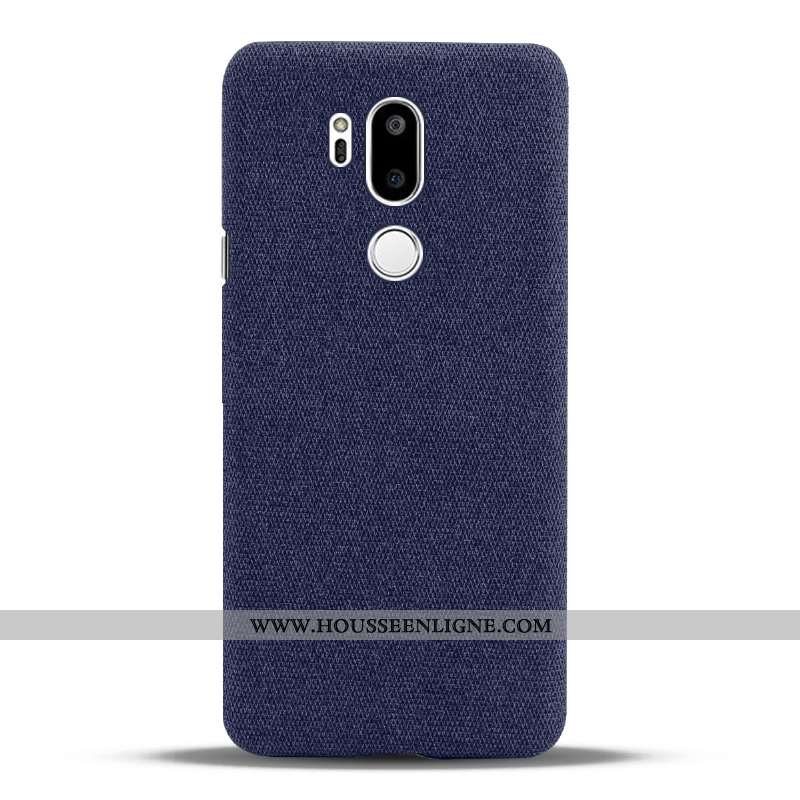 Housse Lg G7 Thinq Protection Téléphone Portable Étui Tissu Gris Coque