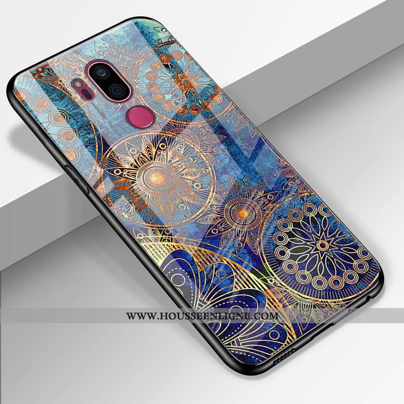 Housse Lg G7 Thinq Silicone Protection Téléphone Portable Verre Coque Incassable Personnalisé Noir