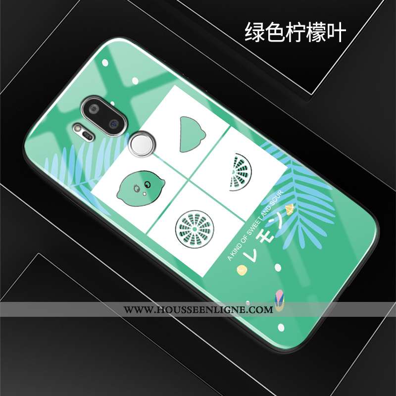 Housse Lg G7 Thinq Tendance Fluide Doux Charmant Incassable Tout Compris Étui Dessin Animé Bleu