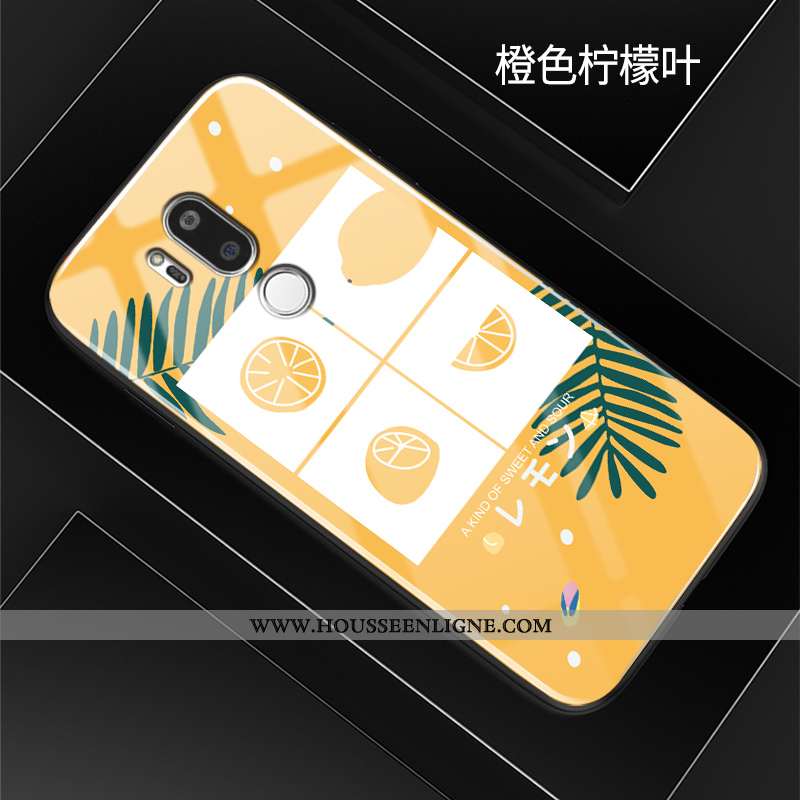 Housse Lg G7 Thinq Tendance Fluide Doux Charmant Incassable Tout Compris Étui Dessin Animé Bleu