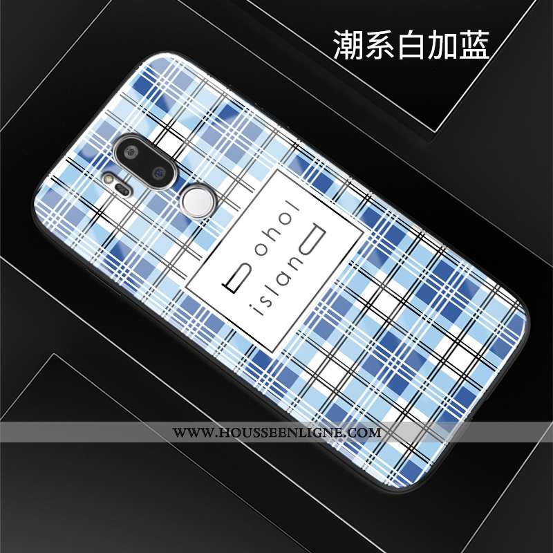 Housse Lg G7 Thinq Tendance Fluide Doux Charmant Incassable Tout Compris Étui Dessin Animé Bleu