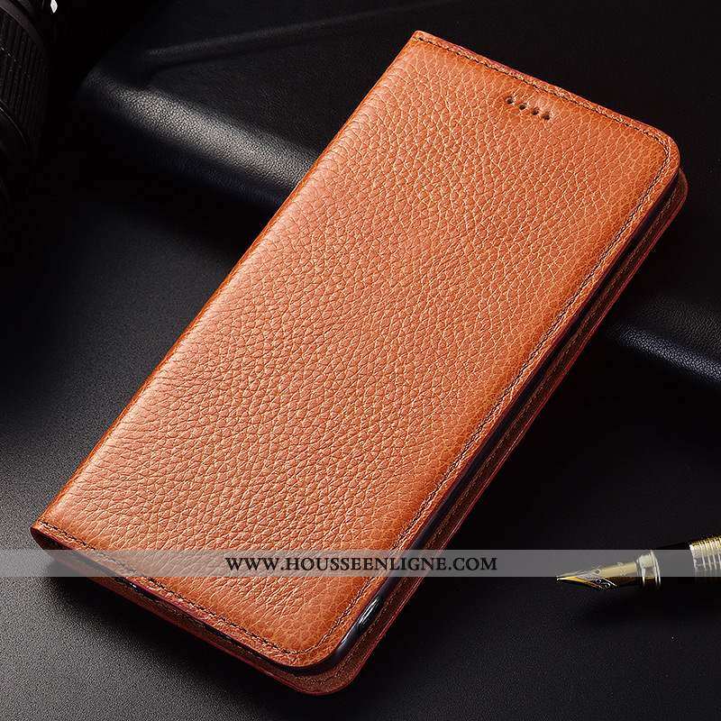 Housse Lg K11 Cuir Véritable Cuir Tout Compris Protection Clamshell Téléphone Portable Incassable Ma