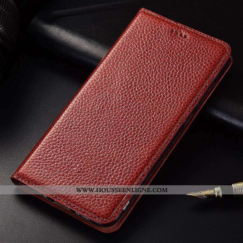 Housse Lg K11 Cuir Véritable Cuir Tout Compris Protection Clamshell Téléphone Portable Incassable Ma