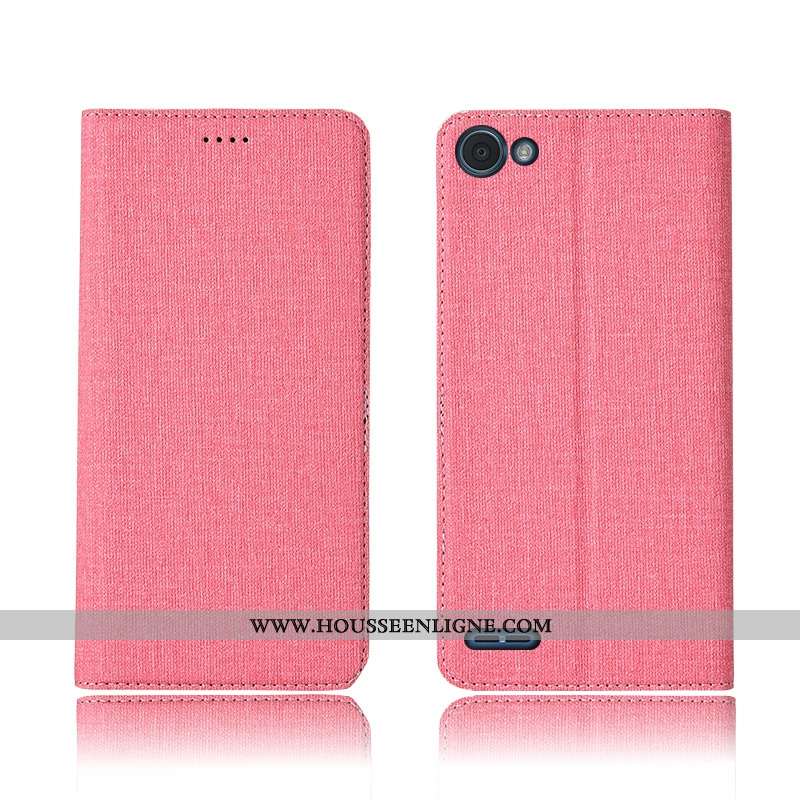 Housse Lg Q6 Cuir Fluide Doux Tout Compris Lin Incassable Coque Protection Noir
