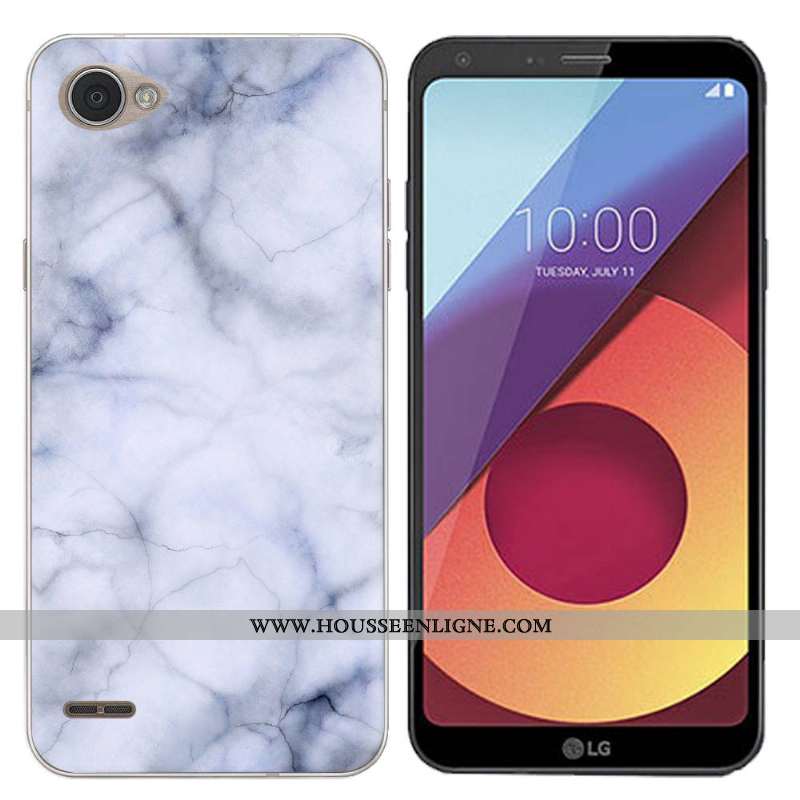 Housse Lg Q6 Silicone Créatif Coque Étui Téléphone Portable Noir Rose