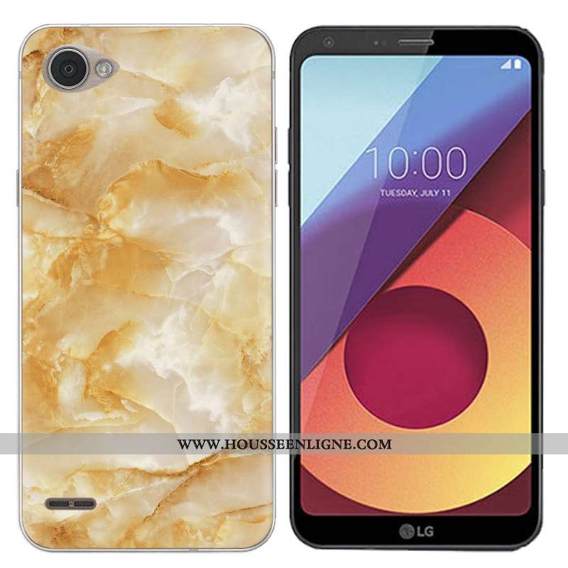 Housse Lg Q6 Silicone Créatif Coque Étui Téléphone Portable Noir Rose