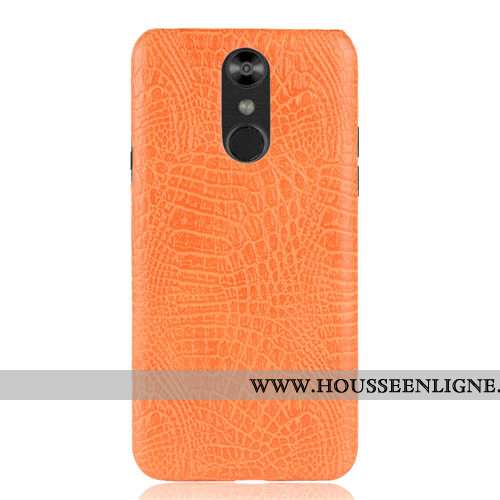 Housse Lg Q7 Vintage Modèle Fleurie Difficile Business Crocodile Téléphone Portable Noir