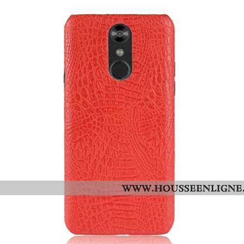 Housse Lg Q7 Vintage Modèle Fleurie Difficile Business Crocodile Téléphone Portable Noir