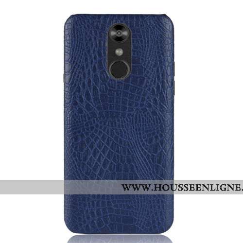 Housse Lg Q7 Vintage Modèle Fleurie Difficile Business Crocodile Téléphone Portable Noir