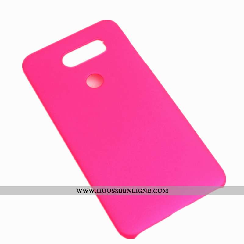 Housse Lg V30 Protection Téléphone Portable Résistant À L'usure Noir Simple Coque Étui