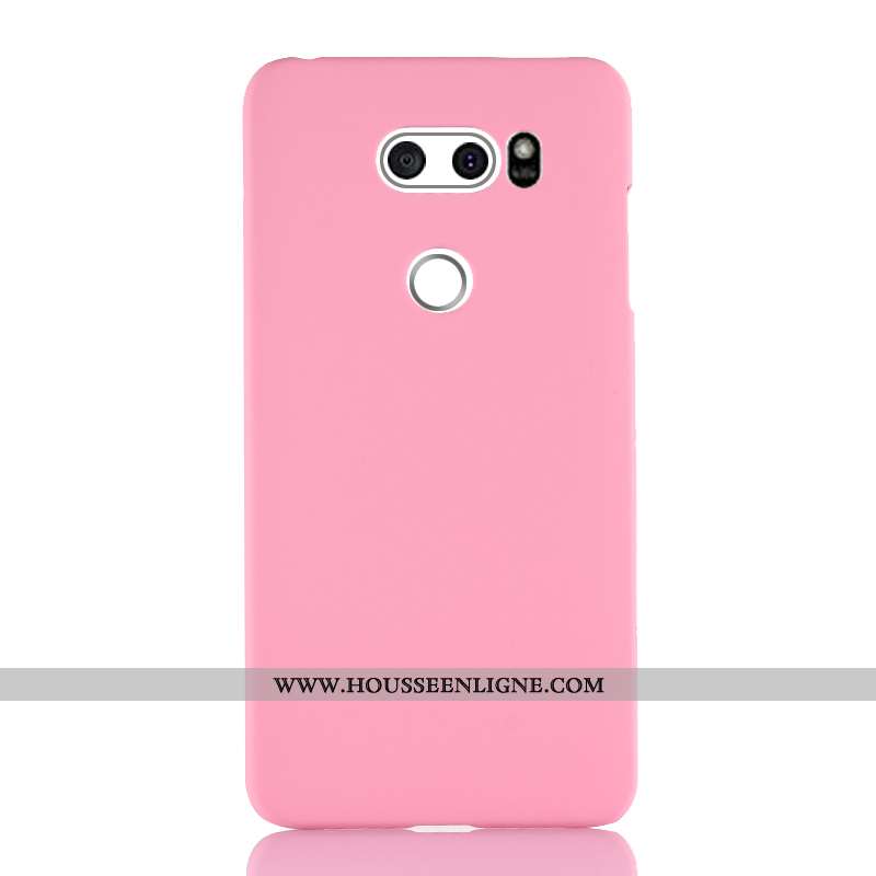 Housse Lg V30 Protection Téléphone Portable Résistant À L'usure Noir Simple Coque Étui