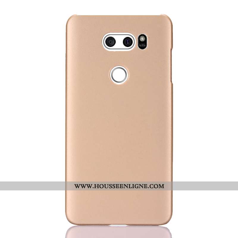 Housse Lg V30 Protection Téléphone Portable Résistant À L'usure Noir Simple Coque Étui