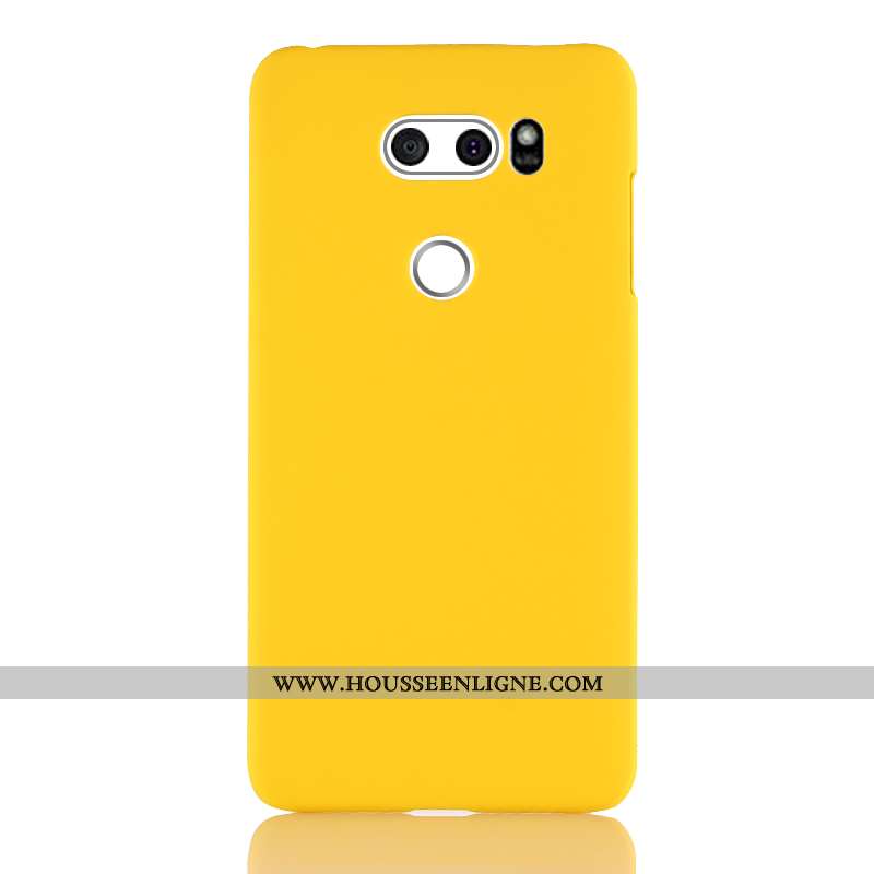 Housse Lg V30 Protection Téléphone Portable Résistant À L'usure Noir Simple Coque Étui