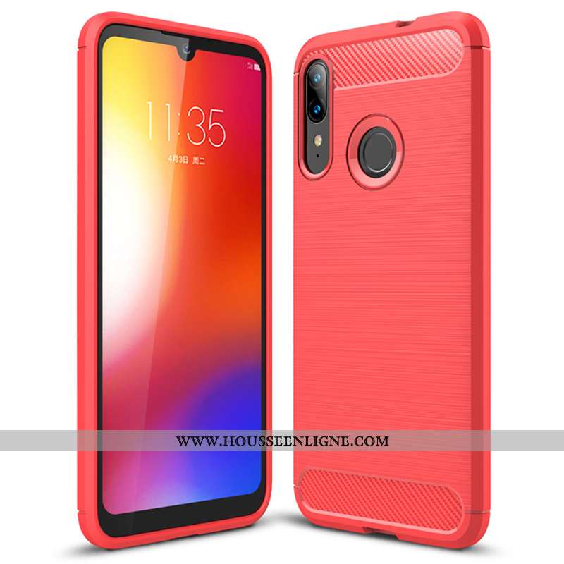 Housse Moto E6 Plus Coque En Silicone Protection Étui Nouveau Rouge Tout Compris
