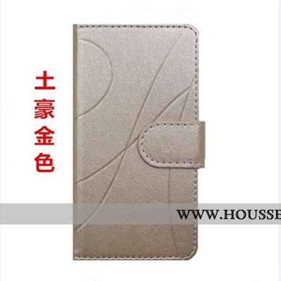 Housse Moto G7 Fluide Doux Protection Coque Cuir Bleu Étui Téléphone Portable