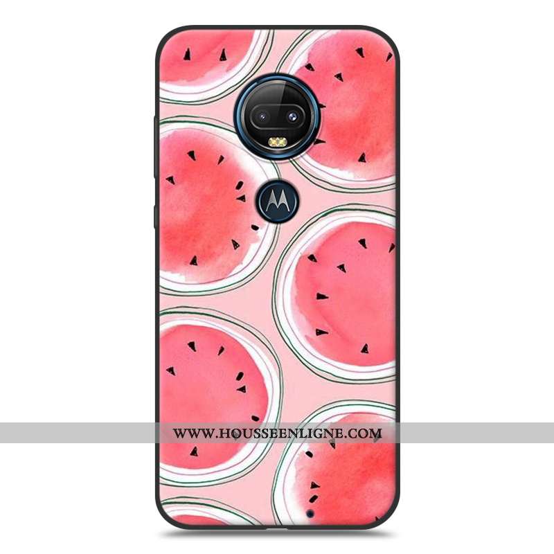 Housse Moto G7 Plus Personnalité Créatif Silicone Fluide Doux Téléphone Portable Charmant Tendance R