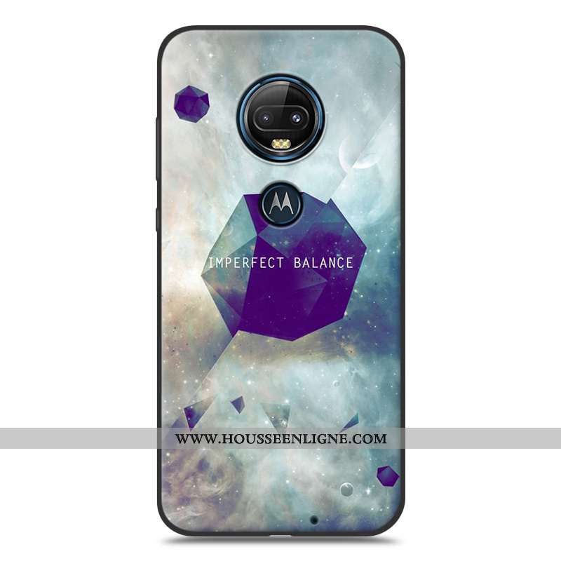 Housse Moto G7 Plus Personnalité Créatif Silicone Fluide Doux Téléphone Portable Charmant Tendance R