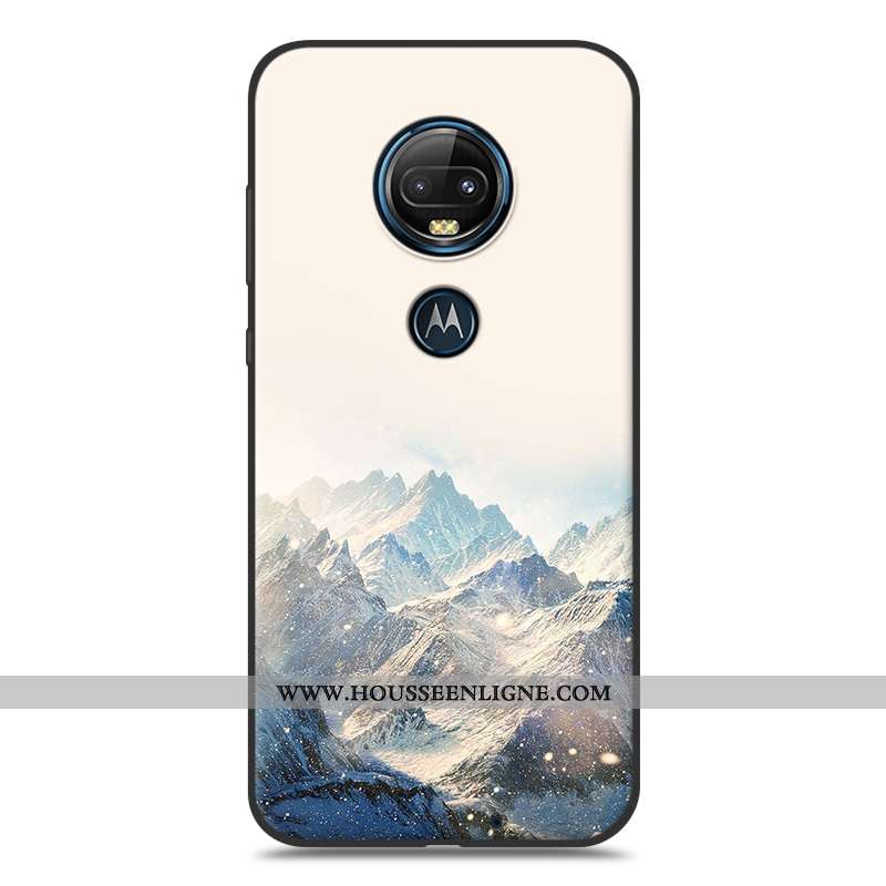 Housse Moto G7 Plus Personnalité Créatif Silicone Fluide Doux Téléphone Portable Charmant Tendance R