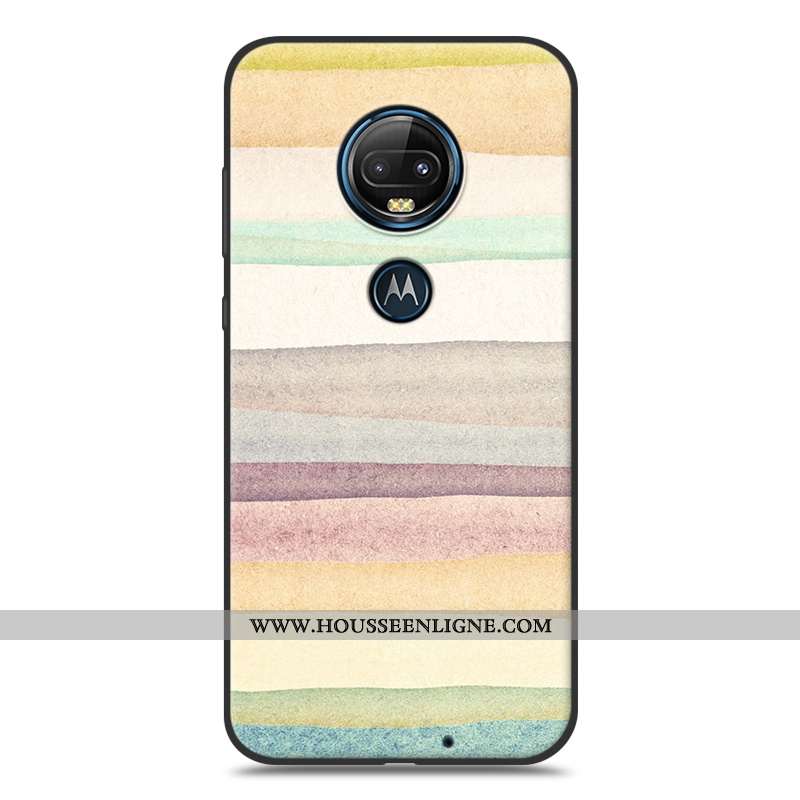 Housse Moto G7 Plus Personnalité Créatif Silicone Fluide Doux Téléphone Portable Charmant Tendance R